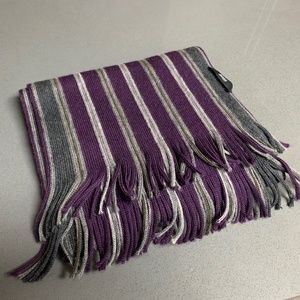 Hugo Boss Scarf - Purple / Gray